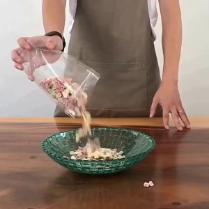 50pcs Transparent zip bag/Transparent Zip bag Stand Up Pouch Stand up Bag Zipper FoodGrade Ziplock Bag Sealable Plastik