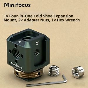 Minifocus | Quad-Head Video Vlog Aluminum Hot Shoe Extension Bracket