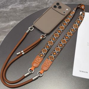 Retro Lanyard Case For iPhone 17 Pro Max 14 12 11 13 15 16 Plus 18 Shockproof Multifunctional Crossbody Neck Cord Strap Cover