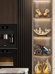 JIZHAO | Luxury TV Stand Entryway Partition Wine Cabinet