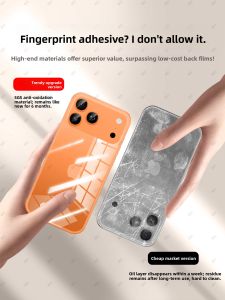 Ultra Clear Frosted Back Film for  17Promax Full Screen Phone Film Water Condensing Anti Fingerprint Protection Film