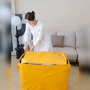 Moving Specialized Extra Large Capacity Waterproof and Wear-Resistant Thick Material Reinforced Handle High Load Bearing Blue Storage Bags