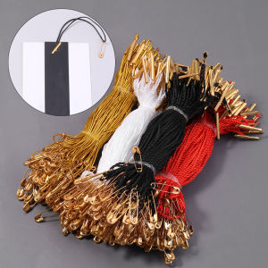 100pcs/lot Clothing Hang Tag Loop Pins Rope 11.5-12cm Tag Labels Cords String Price Hanging Tablet For Garment Accessories