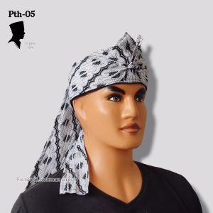 Iket Blangkon khas Sunda Batik Putih Ikat Tradisional Atas Tertutup Bendo Udeng Jawa Bali