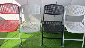 Ghế gấp gọn tựa lưng ngồi làm việc học tập ghế văn phòng ghế bàn ăn đa năng - GN92