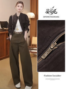 Elegant Short Fashionable Stand Collar Long Sleeve Jacket for Women High End Slimming Top Button Detailing Polyester Nylon Composite Fiber