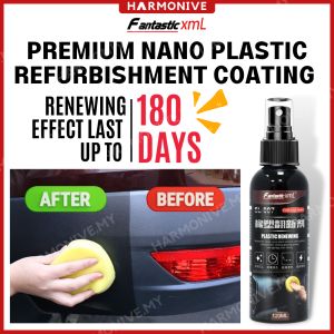 120ML Fantastic XML Plastic Refurbishment Agent Nanotech Polish Coating Plastic Restoration 汽车橡塑表板镀晶保养翻新剂 还原发白塑料
