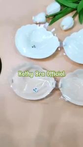 DS01 [LOẠI 1] Miếng Dán Ngực Silicon KATHY BRA Kiểu Sò Đệm Bàn Tay Dày 2.5 cm Cài Trước Siêu Nâng Đẩy Tạo Khe