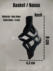 Ornamen Basket Nanas | Aksesories Pagar Besi Tralis Ralling Tangga