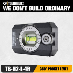 TB-H2-L-4R 360° Pocket Level - Precision Rotating Vial Heavy Duty Die Cast Portable Design