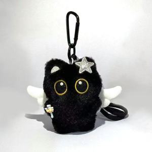 10cm Cute Black Cat Plush Toy Doll Small Pendant Cuddly Pillow Cushion Birthday Gift For Boys And Girls Ins Black Cat Plush Toy