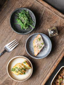 Bát Tráng Men Phong Cách Nhật Bản Dùng Để Đựng Nước Sốt Nướng Thịt Gia Vị Sốt Bát Đĩa Tròn Dùng Cho Nhà Hàng Và Quán Ăn