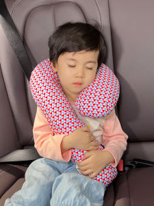 Kids Car Cushion Anti-Strangulation Neck Outing Pillow Baby Car Pillow Co-Pilot Car Sleeping Artifact Car