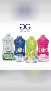 Gentle Gen Liquid Deterjen Cair Tumbuhan Cuci Pakaian Deterjen Ramah Lingkungan