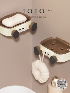 Hộp Đựng Xà Phòng Treo Tường Phong Cách Nhật Bản Dễ Thương Hộp Đựng Xà Phòng Chống Thấm Nước Không Cần Đục Lỗ Hộp Đựng Xà Phòng Sang Trọng