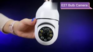 CCTV IP Camera E27 V380 Pro jarak jauh cctv mini WIFI sambung ke hp cctv satu paket lengkap cctv wireless wifi kamera cctv untuk rumah sisi tv pakai hp jarak jauh