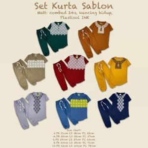 Set Kurta Sablon - Setelan Baju Koko Anak 2-8 Tahun Pineapple Kids