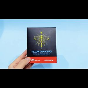 5pcs/bag Yellow Dragonfly Ⅰ Tattoo Cartridge Needle RL RM RS M1 For Tattoo Machine Pen Needle Accessories