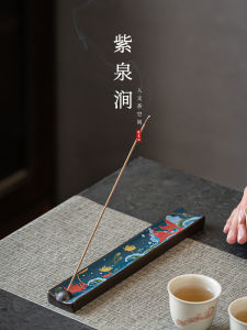 Creative Ceramics Enamel Color Incense Holder Tea Ceremony Decoration Home Decorations Chinese Style Ceramic Enamel Color Tray
