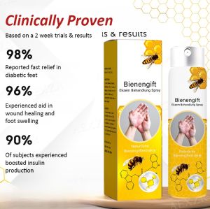 Bee venom foot care spray moisturizing and hydrating bee venom skin care spray