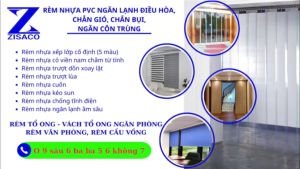 Rèm Nhựa Ngăn Lạnh Điều Hòa ZISACO (Tặng Đầy Đủ Phụ Kiện) Dày 15mm và 2mm Rèm Nhựa PVC Trong Suốt