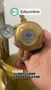 【CUT OFF + DOUBLE LOCK + CHILD SAFETY】 3X SAFETY GAS REGULATOR GUAGE METER LOW PRESSURE KEPALA DAPUR COOKER STOVE milux M-198F IGT COMET