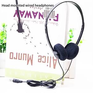 INS Japanese Retro Headphones Nostalgic Headsets HiFi MP3 Walkman Headphones Sports Photo Props Wired Earphone Personality
