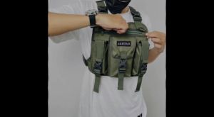 TAS DADA ROMPI TACTICAL ARMY HITAM HIJAU ARMY POLICE SATPAM CHESTBAG PRIA TERBARU KEKINIAN MURAH