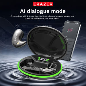 erazer | ERAZER XF58 Wireless Sleeping Headphones Side Sleeper Comfort Ultra-Thin Design ENC Call Noise Reduction Bluetooth Earphones