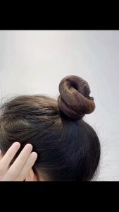 12pcs Black Hair Nets Bun Hairnets Invisible Elastic Hair Mesh Ballet Bun Dress-Up Hair Braider Set (with bag)