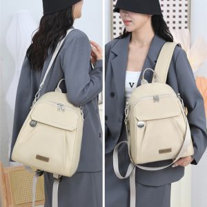 กระเป๋าเป้สะพายหลังน้ำหนักเบาอเนกประสงค์ทันสมัยสำหรับผู้หญิง