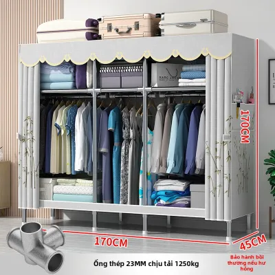 Keluojing | Tủ Quần Áo Thép Chắc Chắn Bền Đẹp Dễ Lắp Ráp
