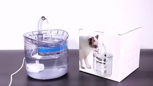 Bình Nước Uống Tự Động Cho Thú Cưng 2L Sử Dụng Năng Lượng USB Lọc Than Hoạt Tính Có Cảm Biến Chuyển Động Hoạt Động Êm Ái Dành Cho Mèo Và Chó
