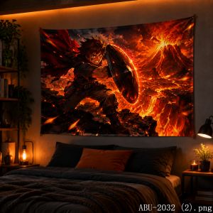 VIKAMA Moon Galaxy Anime Girl Tấm Thảm Nhiều Màu Sắc Vũ Trụ Thẩm Mỹ Treo Tường Trang Trí Cho Tuổi Teen Ký Túc Xá Phòng Ngủ Otaku Nhà Polyester