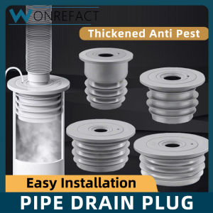 Sewer Pipe gray Silicone Sealed Clogged Cover Cut At Will Wear-Resistant And Durable Drainage Accessories Used For Kitchen Bathroom Balcony