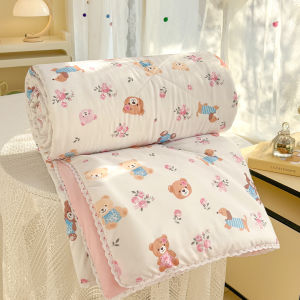 MANCAI | Cool Cartoon Washable Cotton Thin Summer Blanket Single Use