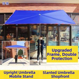 Outdoor Folding Sunshade and Rain Protection Umbrella