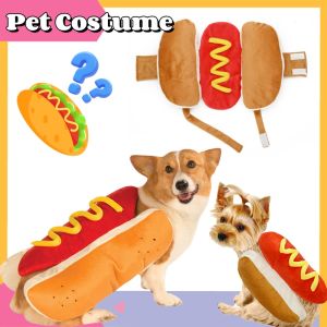 Hot Dog Shaped Pet Costume: A Fun & Comfortable Choice for Your Dog