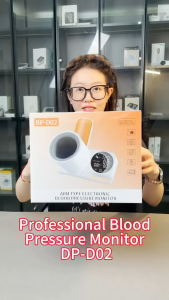 AiQUE Rechargeable Tunnel-type Upper Arm Automatic Blood Pressure Monitor Medical Sphygmomanometer Digital Tonometer Pulse