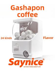Saynice Toy Coin Machine Creative Birthday Gift for Girls Best Friend Practical High-End Sensation Coffee Bean Green 72g