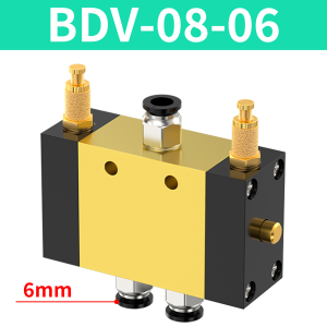 Xi Lanh Tự Động Điều Khiển Tốc Độ Van Chuyển Động Qua Lại Công Tắc Khí Nén 2 Vị Trí 5 Cổng Điều Khiển Hướng Có Thể Điều Chỉnh ZDV-08 BDV-08