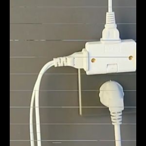 Ổ Cắm Chia Điện Nhỏ Gọn US Xoay 180 Độ 3 Trong 1 Phích cắm chuyển đổi 3 trong 1-HAUSE