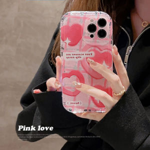 #จัดส่งในพื้นที่#เคสโทรศัพท์แฟชั่น เน็ตไอดอลดัง หัวใจ เคสไอโฟน for iPhone 14 13 12 11 Pro Max โปร แม็กซ์ 14Plus โปร่ เคส สำหรับ ไอโฟน