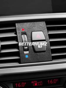 ALCANTARA | Alcantara Điều Khiển Trung Tâm Nút Flasher Khẩn Cấp Viền Miếng Dán Cho Xe BMW X3 F25 X4 F26 Nội Thất Ô Tô Điều Chỉnh Phụ Kiện
