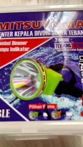 Senter Kepala Selam Diving 80 Watt Headlamp Mitsuyama MS-216P Cahaya Putih Original Super Terang