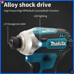 Makita | Makita DTD171 Brushless Impact Driver 18V Cordless Power Tools Rechargeable Screwdriver Drills with BL Motor Bare Tool Unit