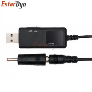 Estardyn USB 5V to 9V/12V Step Up Boost Cable 3.5x1.35mm DC Plug Power Cord for Router Camera LED Strip DIY