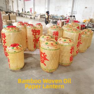 Waterproof Printed Traditional Chinese Bamboo Lantern