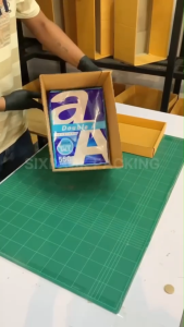 (SET 5 ใบ) กล่องใส่เอกสาร A4 (หนา 3 ชั้น) ฝาปิดแยก แข็งแรง