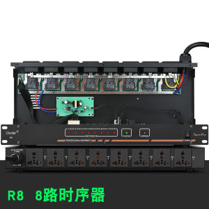 Stage Sound System Power Sequencer 8 Channel Timer Switch Filter Air Circuit Breaker Manager Home Use Audio Equipment